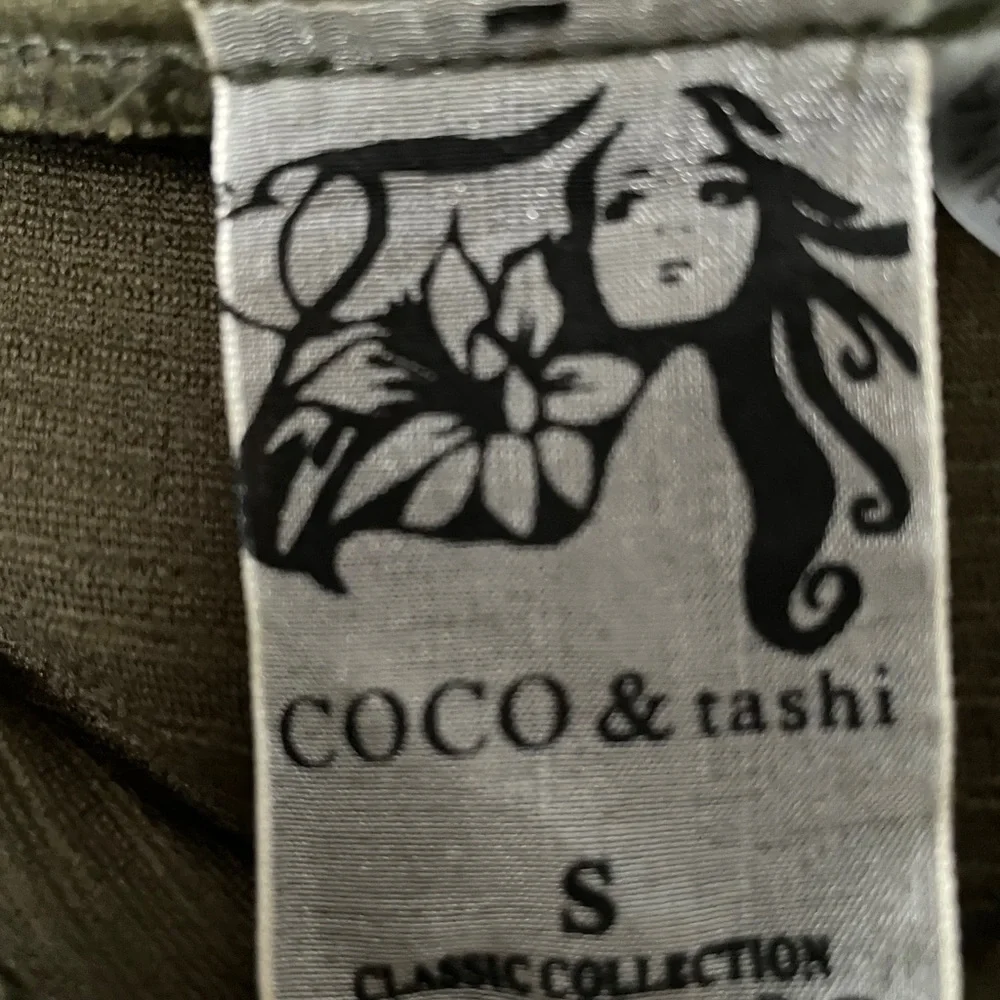 Coco & Tashi Olive Skirt
